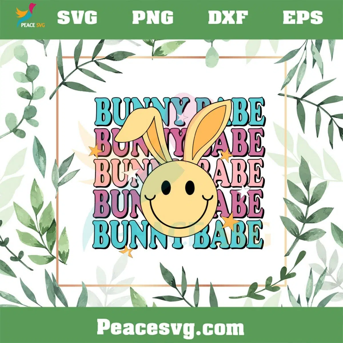 Cute Bunny Babe Easter SVG Files for Cricut Sublimation Files