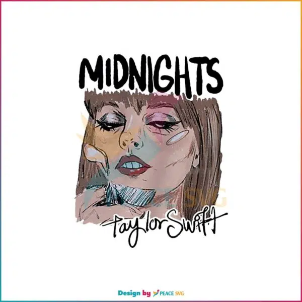 Midnights Taylor Swift Album Png Silhouette Sublimation Files