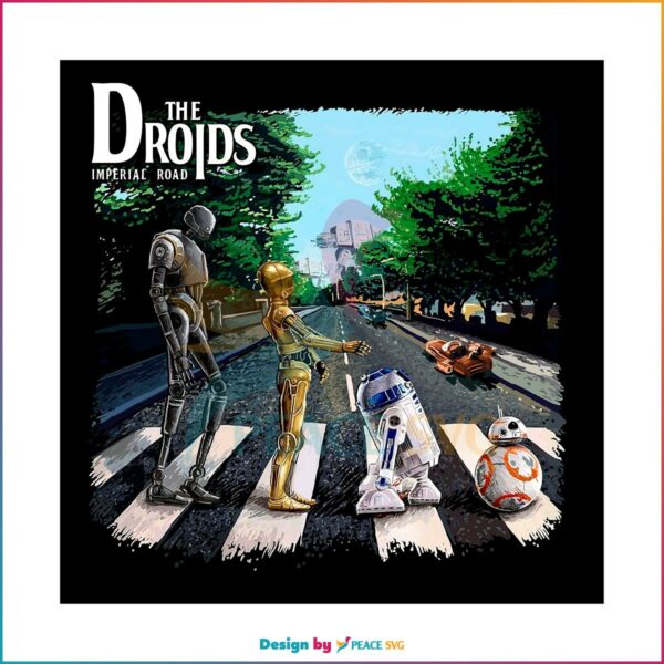 Star Wars Droids Abbey Road Png Silhouette Sublimation Files