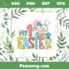 My First Easter Cute Easter Bunny Birthday SVG Cutting Files