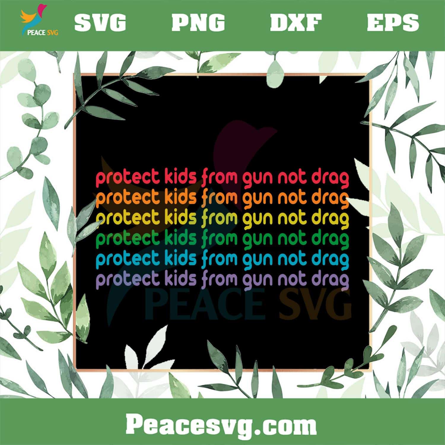 Protect Kids From Gun Not Drag Gun Control SVG Cutting Files