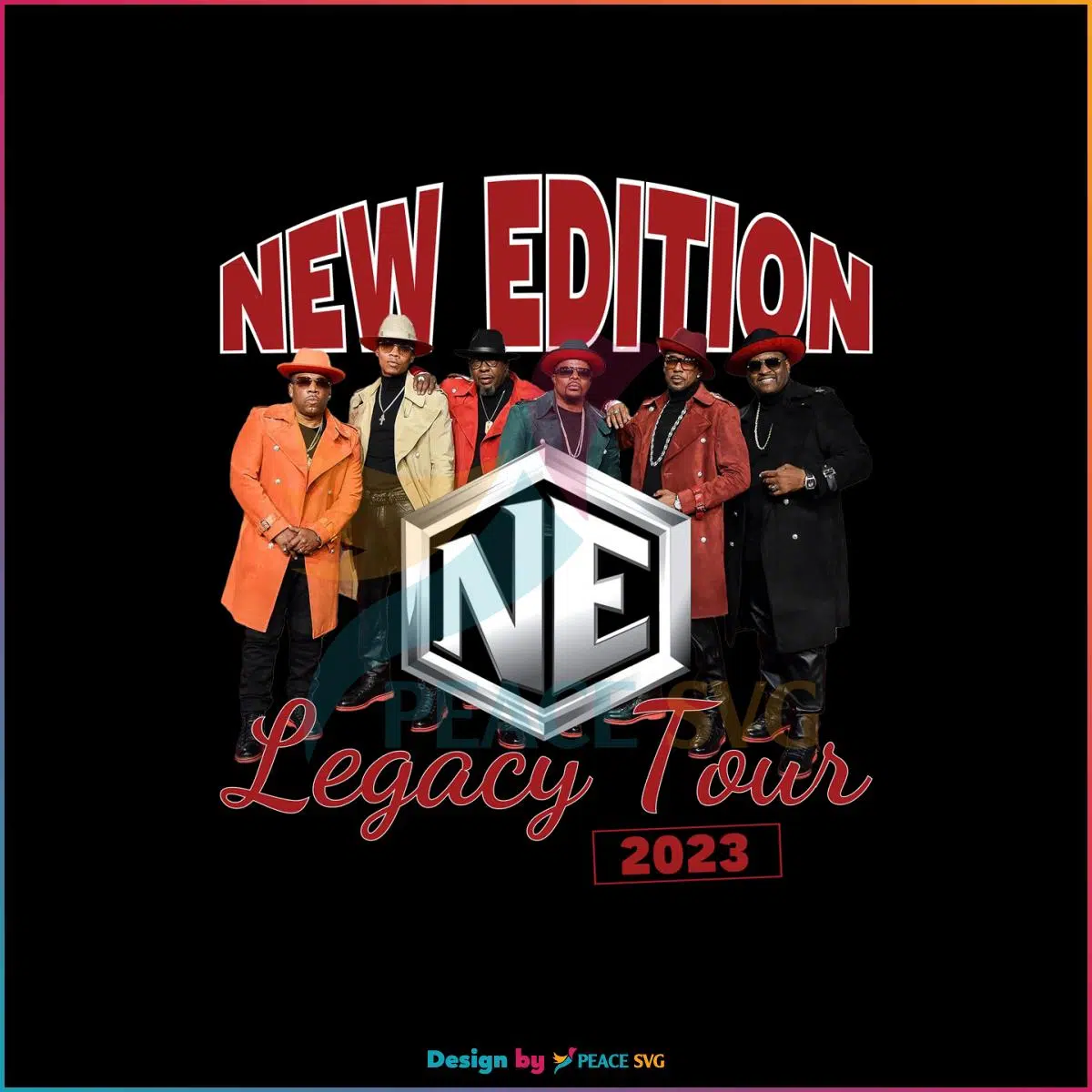New Edition Vintage Legacy Tour 2023 PNG Sublimation Design
