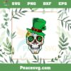 Sugar Irish Clover Skull St Patrick’s Day SVG Graphic Designs Files