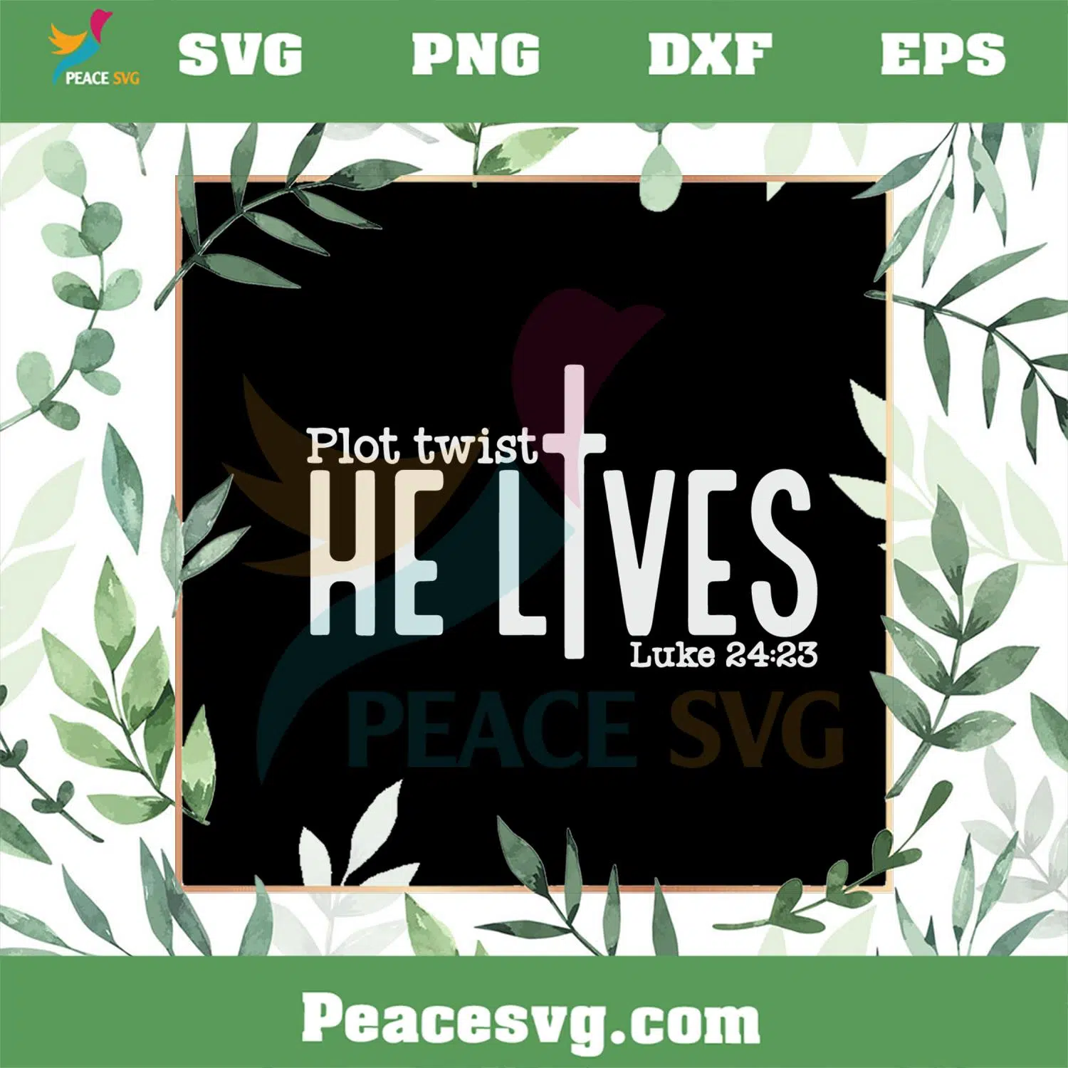 Plot Twist He Lives Funny Easter Day SVG Graphic Designs Files