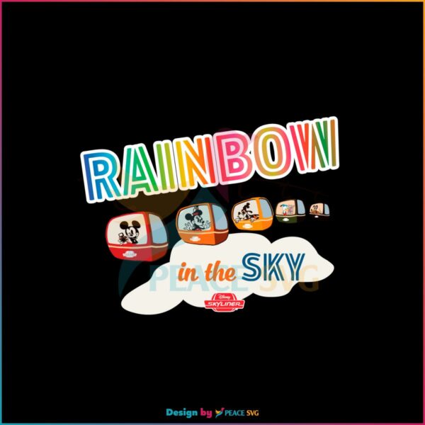 Disney’s Skyliner Rainbow In The Sky Svg Graphic Designs Files