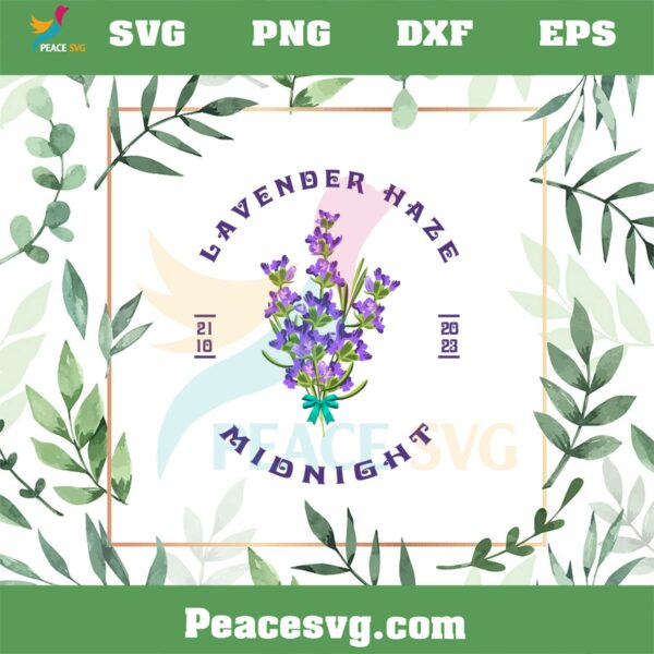Lavender Haze Midnight TS Eras Tour SVG Graphic Designs Files