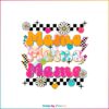 Retro Mama Floral Lightning Bolt Png Sublimation Designs