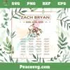 Zach Bryan Concert The Burn Burn Burn Tour 2023 SVG Cutting Files