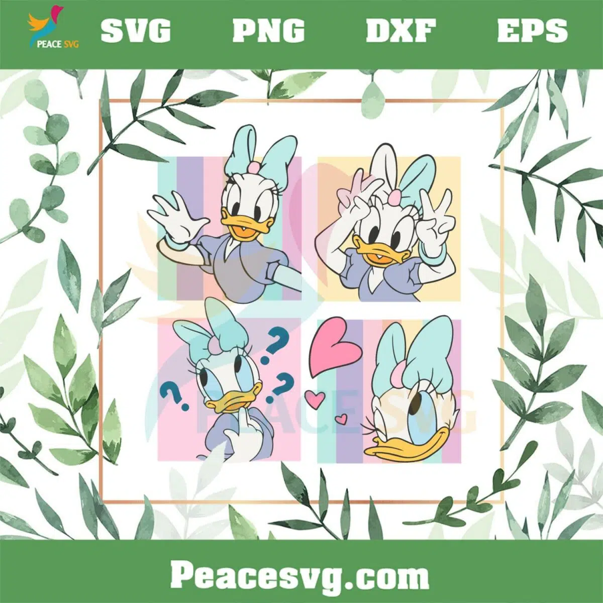 Retro Daisy Duck Disney Girl Trip SVG Graphic Designs Files