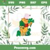 Winnie The Pooh And Lucky Clovers Saint Patrick’s Day Svg Cutting Files