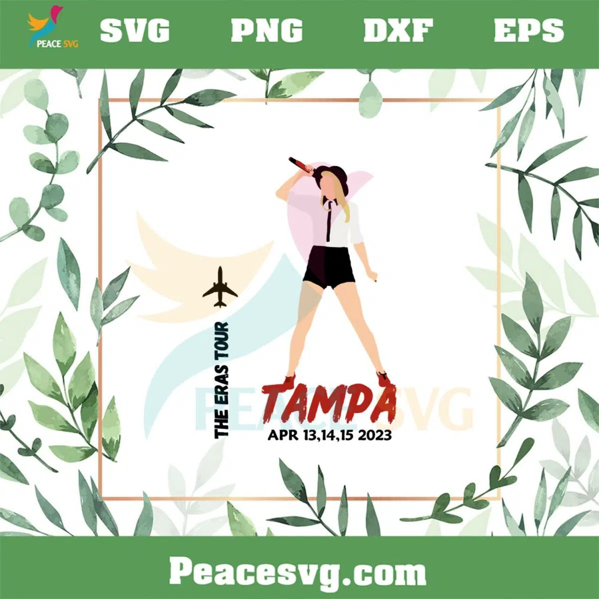 Taylor Swift The Eras Tour Tampa Concert SVG Cutting Files