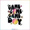 Game Day Softball Pink Yellow Leopard Svg Cutting Files