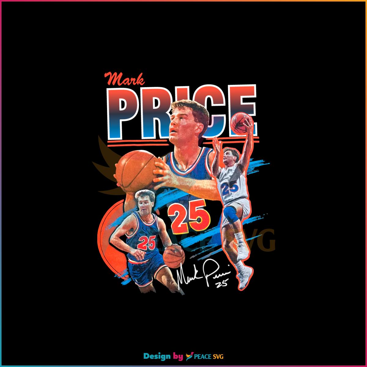 Vintage Mark Price Cleveland Basketball Png Silhouette Files