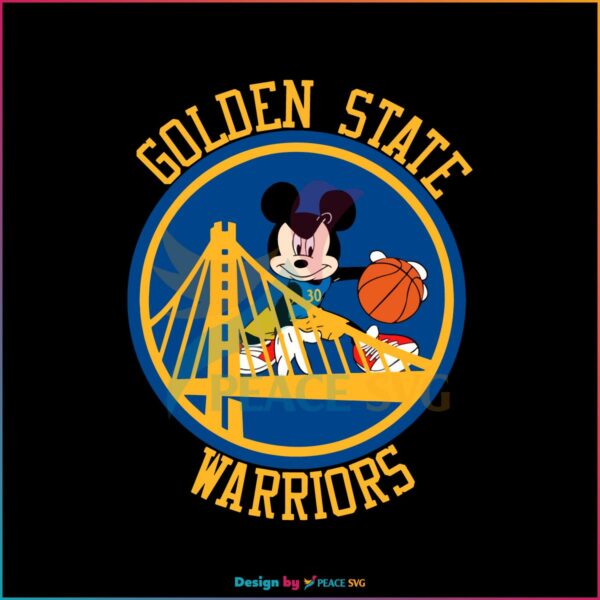 Mickey Mouse Basketball Golden State Warrior Golden State Fans SVG Sport SVG