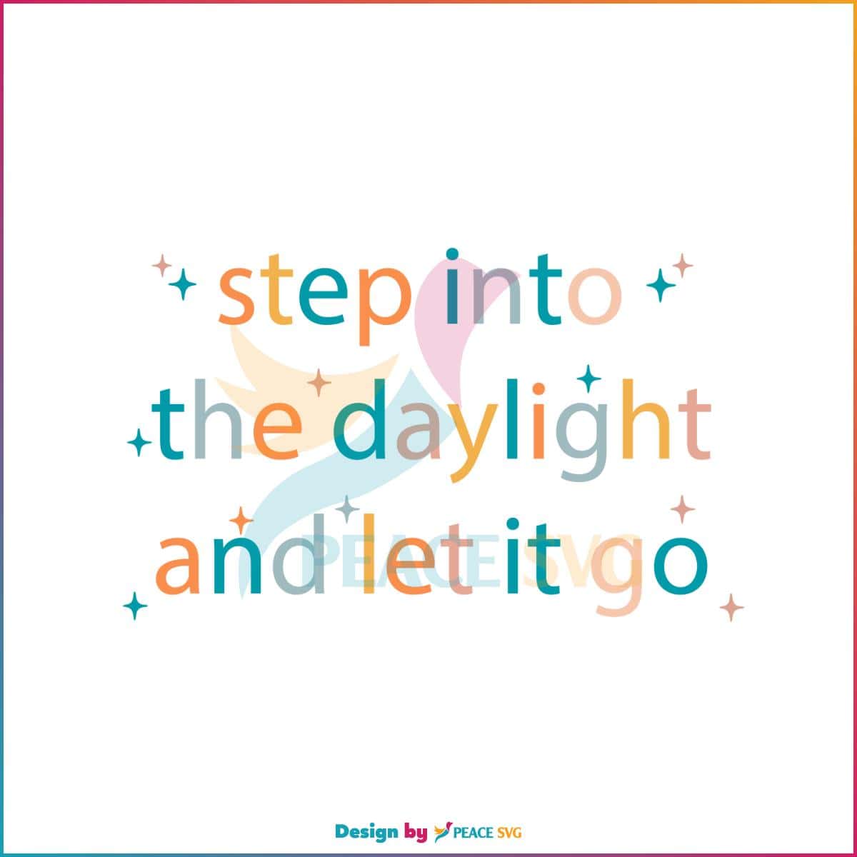 Retro Vintage Taylor Swift Daylight Song Step Into The Daylight SVG Cutting Files