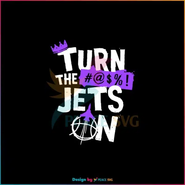 Turn The Jets On Sacramento Kings 2023 Nba Playoff SVG Sport SVG