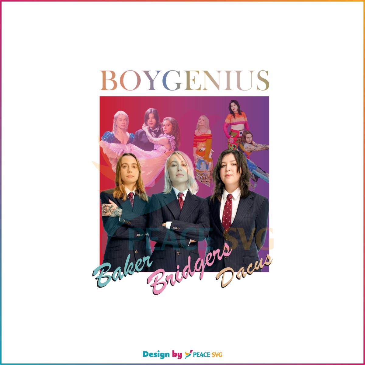 Boygenius Band Vintage Reset Tour 2023 Png Sublimation Design