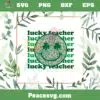Lucky Teacher Smiley Face Leopard SVG Graphic Designs Files