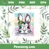 Colorful Happy Easter Bunny SVG Files for Cricut Sublimation Files