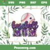 Baseball Mom Baseball Leopard Purple Letters SVG Cutting Files