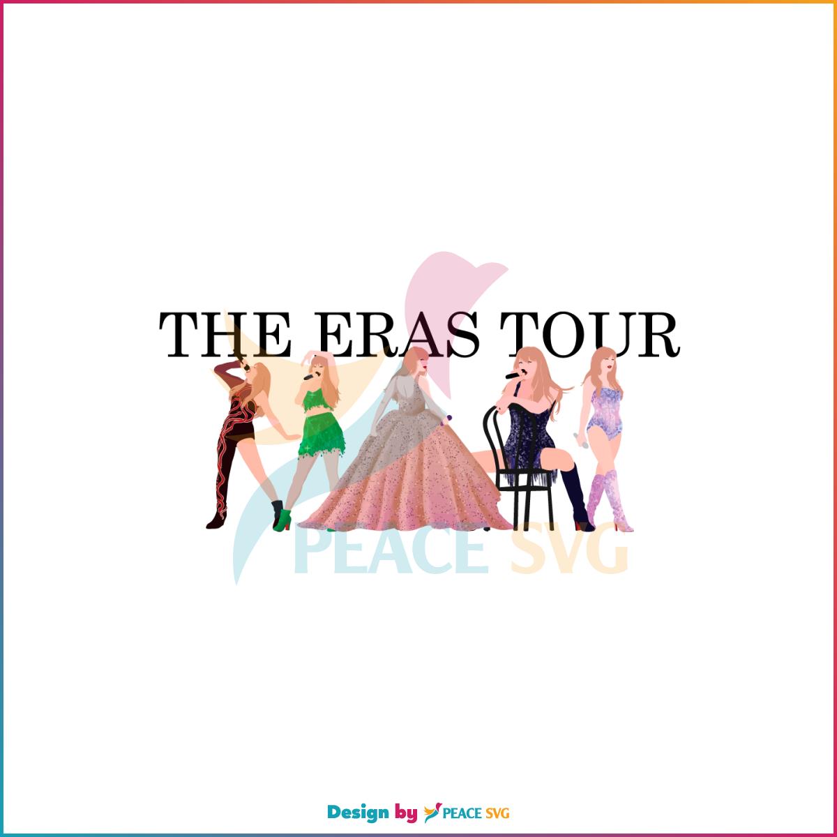 The Eras Tour Taylor Swift concert 2023 SVG Graphic Designs Files