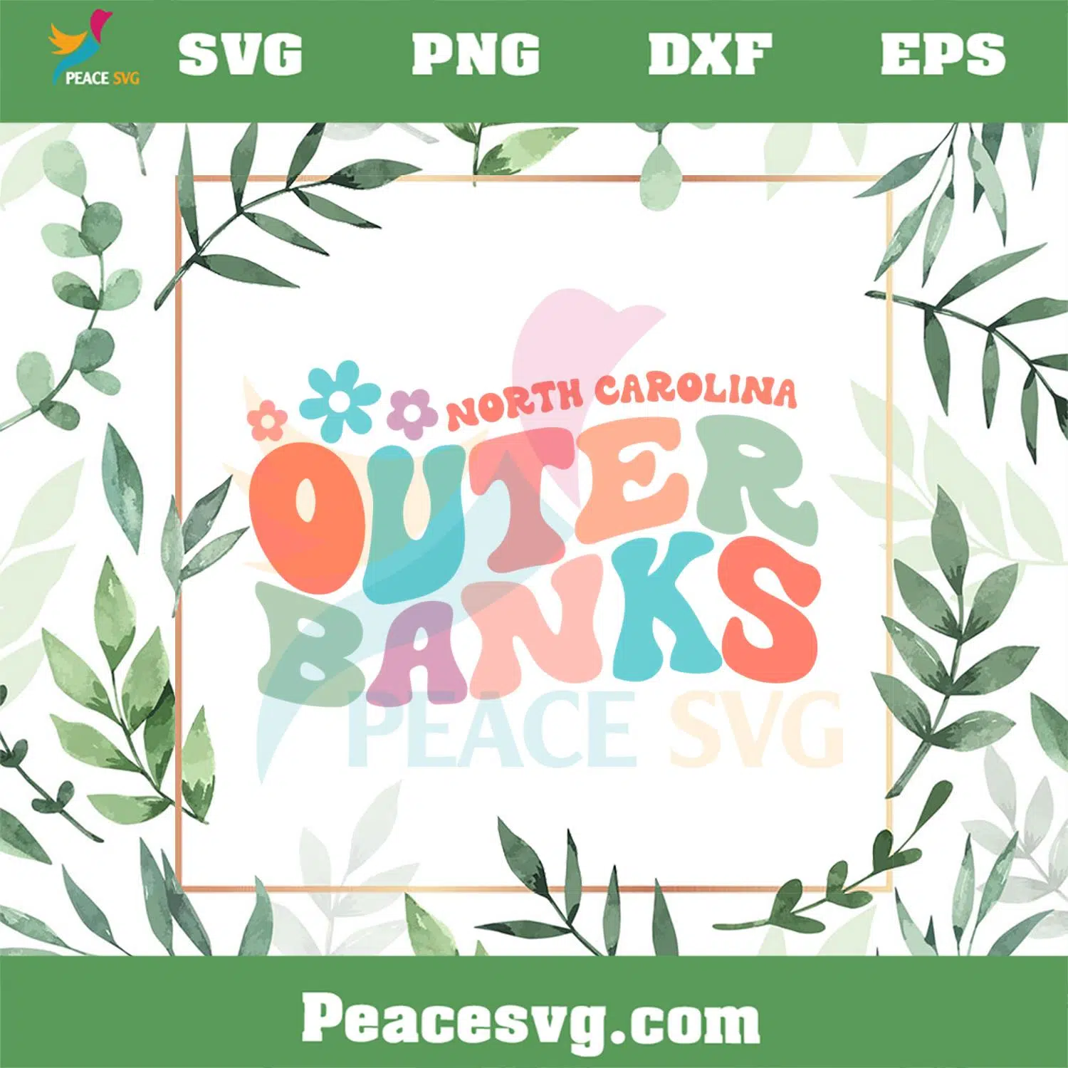 Grovy Outer Banks North Carolina SVG Graphic Designs Files