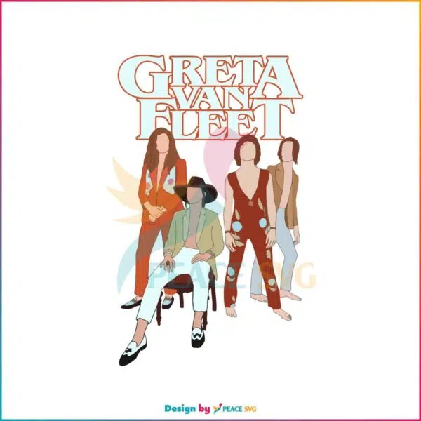 Greta Van Fleet Members Greta Van Fleet Fans SVG Cutting Files