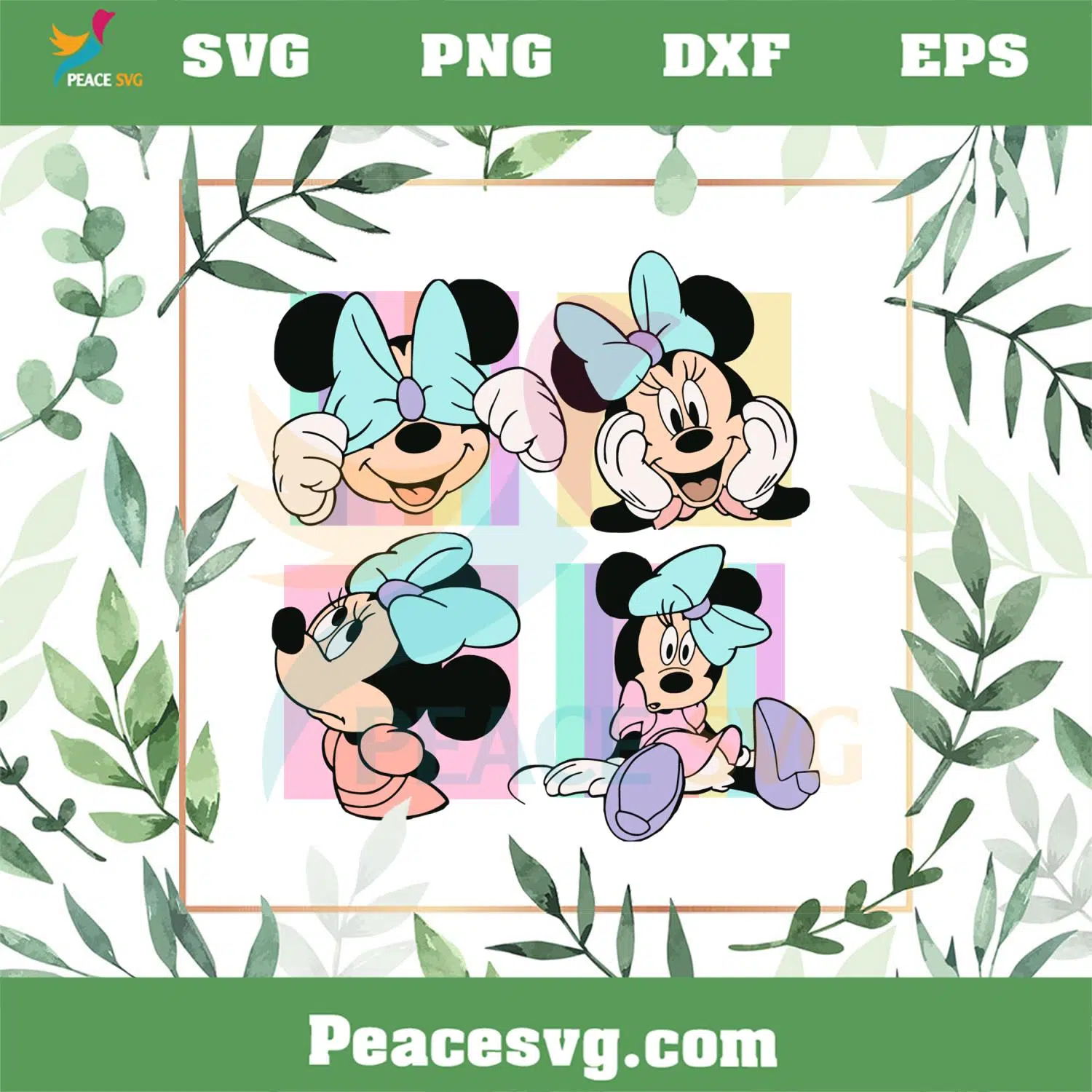 Minnie Mouse Comfort Colors Disney Girl Trip SVG Cutting Files