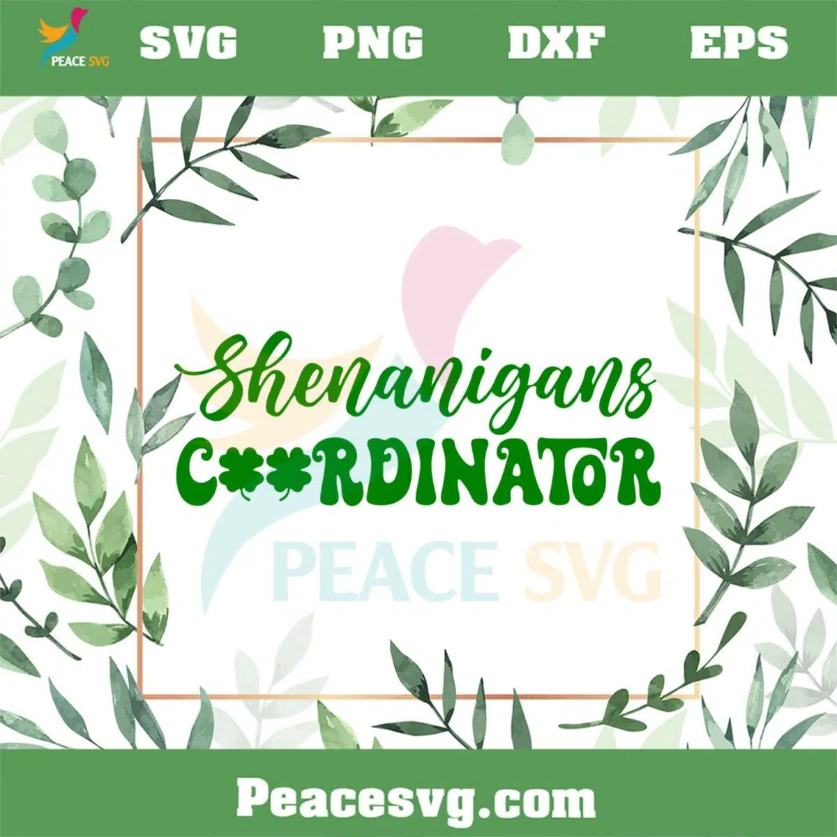 Shenanigans Coordinator SVG Retro St Patrick’s Day Funny Teacher Life SVG