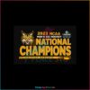 Quinnipiac University Bobcats National Champions 2023 SVG Mens Frozen Four Svg