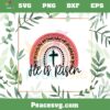Hi Is Risen Christian Easter Day SVG Graphic Designs Files