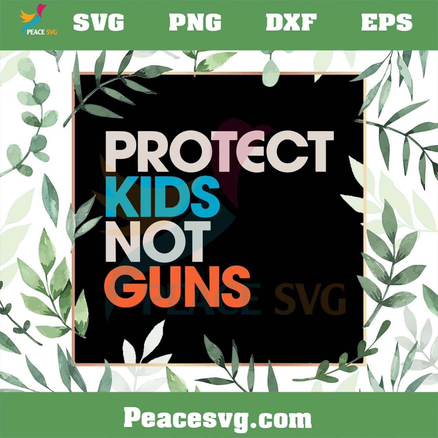 Protect Kids Not Guns Thoughts And Prayers Policy Change SVG Cutting Files