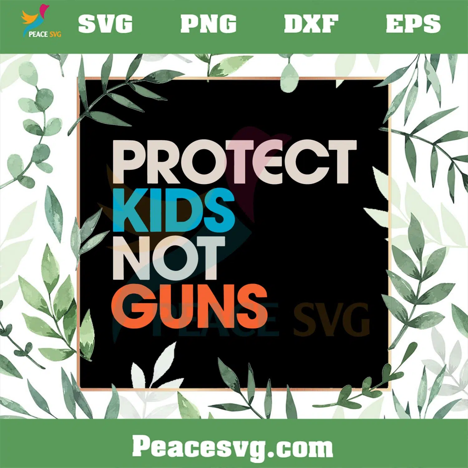 Protect Kids Not Guns Thoughts And Prayers Policy Change SVG Cutting Files