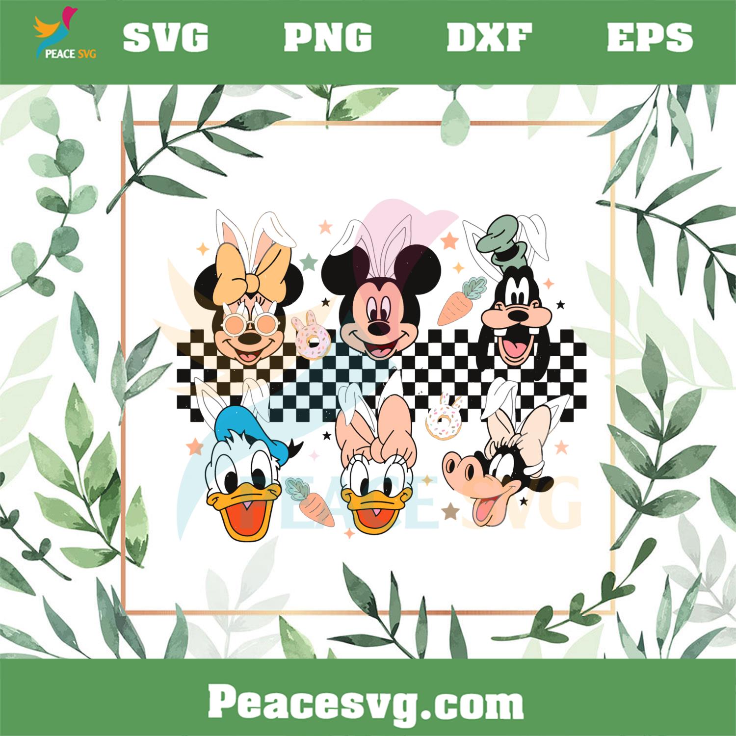 Happy Magical Easter Bunny Easter Disney Mickey And Friend Svg