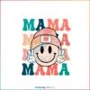 Boho Mama Retro Mama Smiley Face SVG Graphic Designs Files