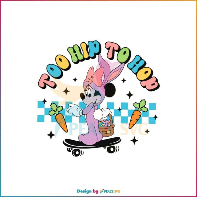 Minnie To Hip to Hop Skateboard SVG Graphic Designs Files