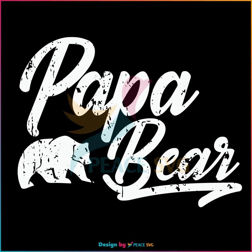 Papa Bear SVG, Fathers Day SVG