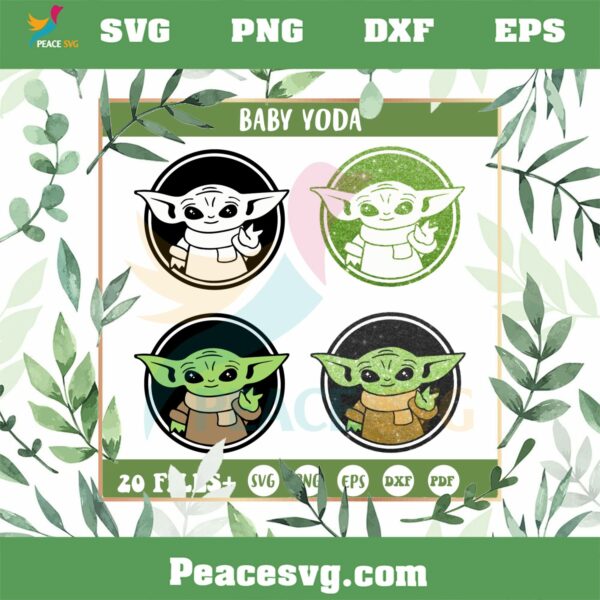 Baby Yoda Bundle SVG Star Wars Movie Graphic Design File