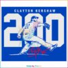 Clayton Kershaw 200 Svg Best Graphic Designs Cutting Files