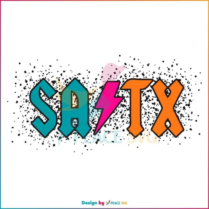 SATX San Antonio Texas Fiesta Svg, For Cricut Sublimation Files