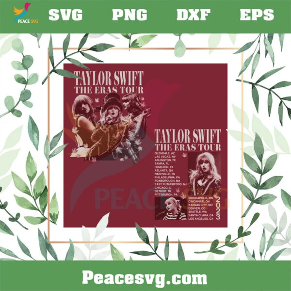 Taylor Swift The Eras Tour Taylor’s Version Album PNG Sublimation Files