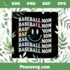 Groovy Smiley Baseball Mom SVG Graphic Designs Files
