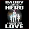 Daddy Hero Silhouette SVG, Fathers Day SVG