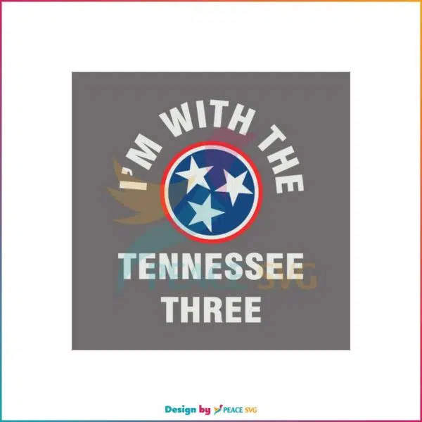 I’m With the Tennessee Three SVG Graphic Designs Files