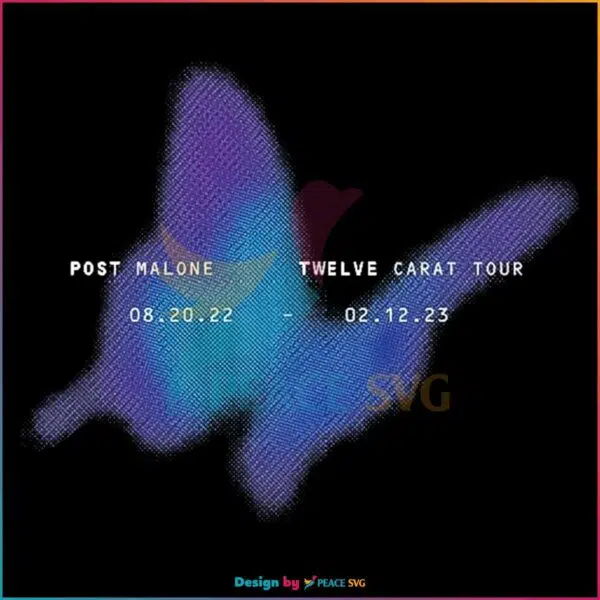 butterfly-post-malone-twelve-carat-tour-png-silhouette-files