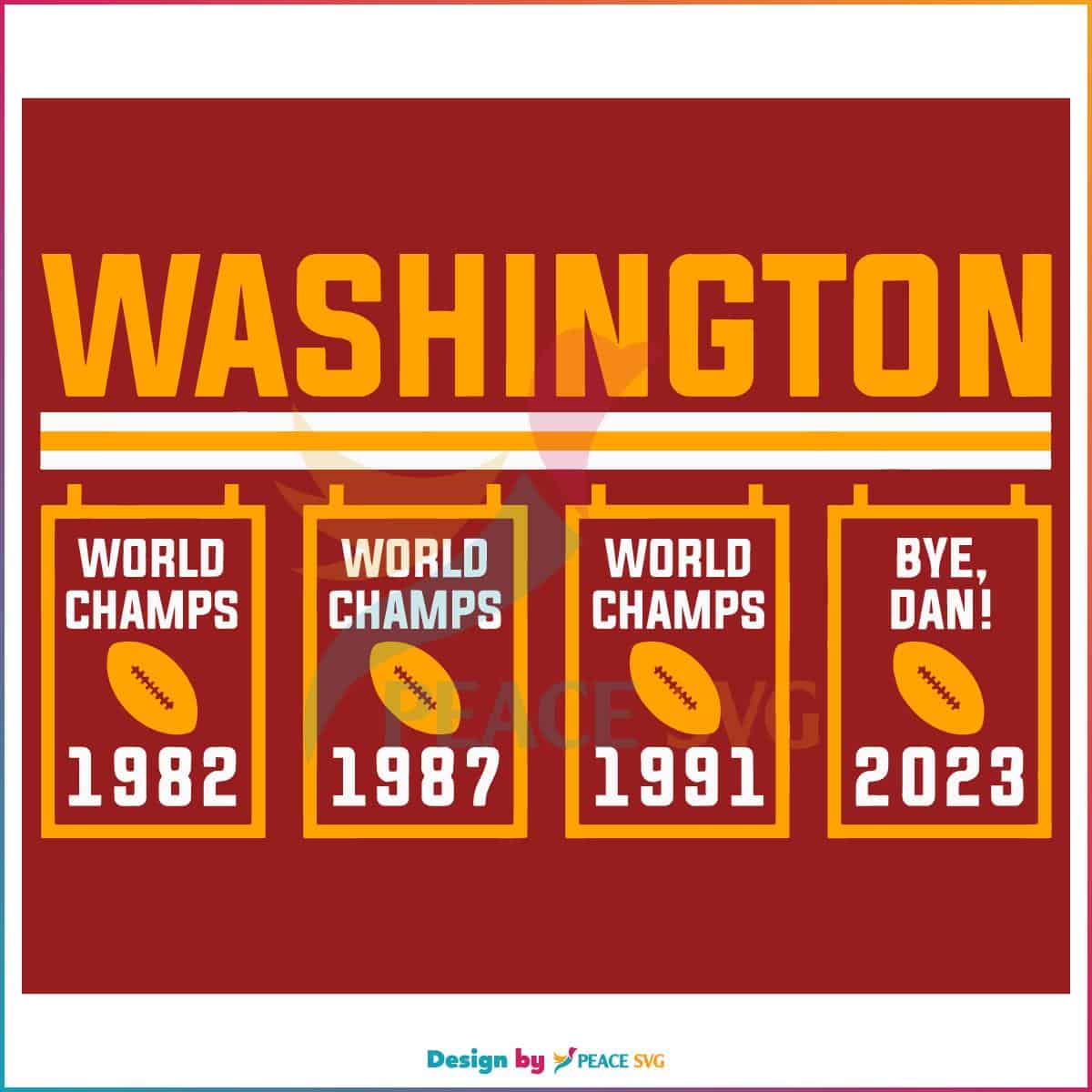 Washington Commanders Football SVG Graphic Design Files » PeaceSVG