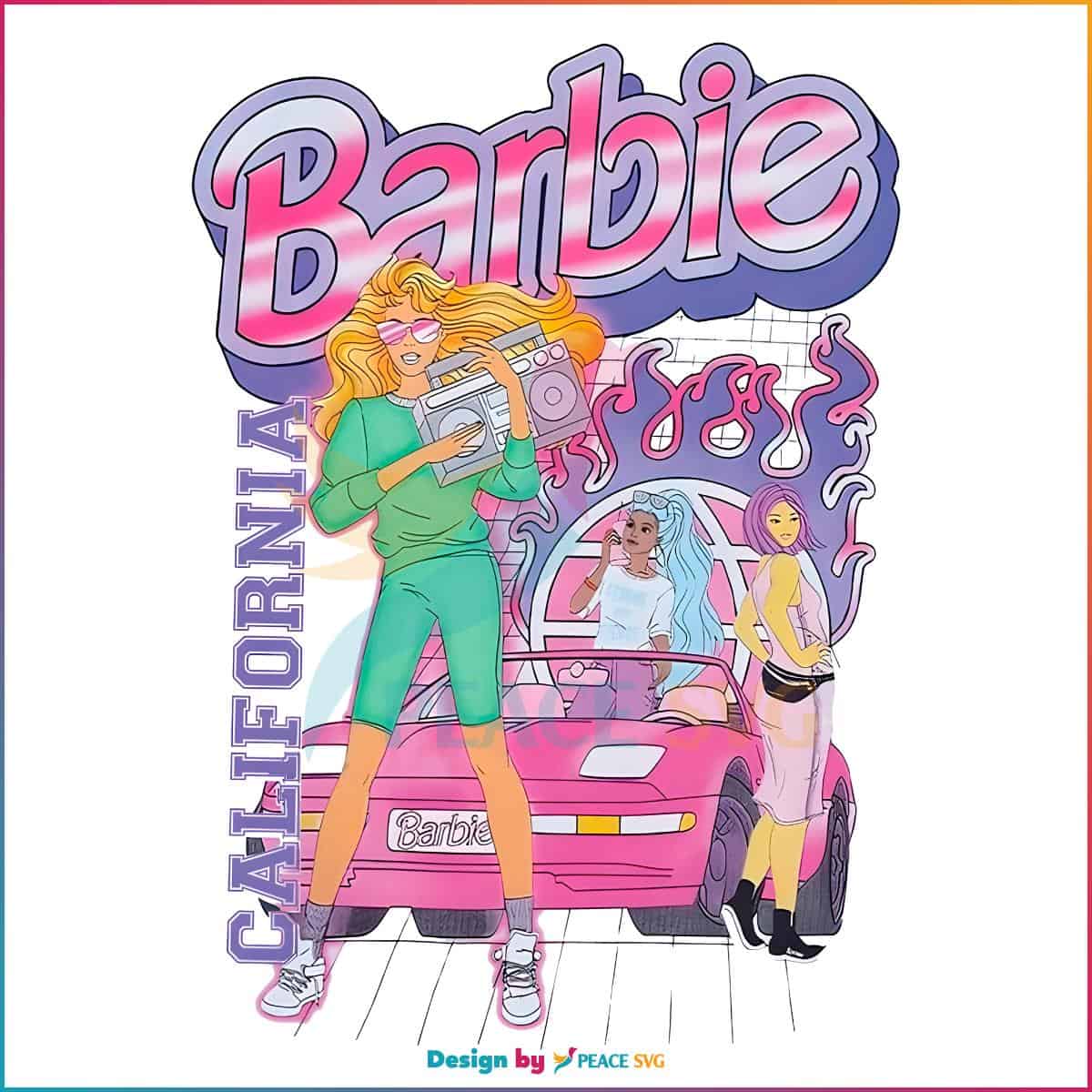 barbie-california-lets-go-party-png-sublimation-design