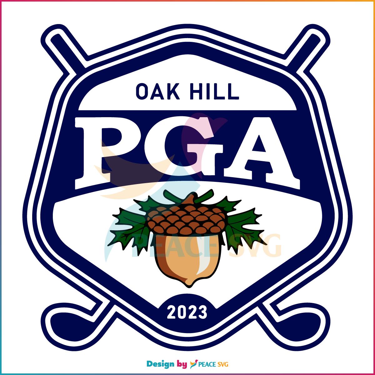 Awesome Oak Hill PGA Golf 2023 Logo SVG Graphic Design Files » PeaceSVG