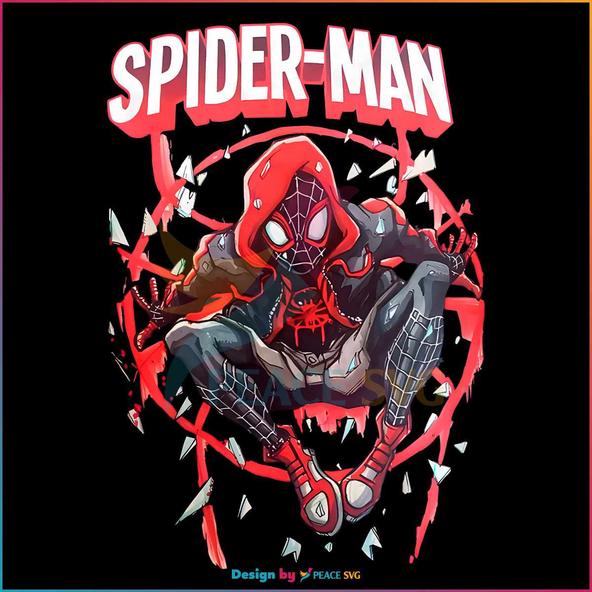 Marvel Spiderman Across the Spider Verse PNG » PeaceSVG