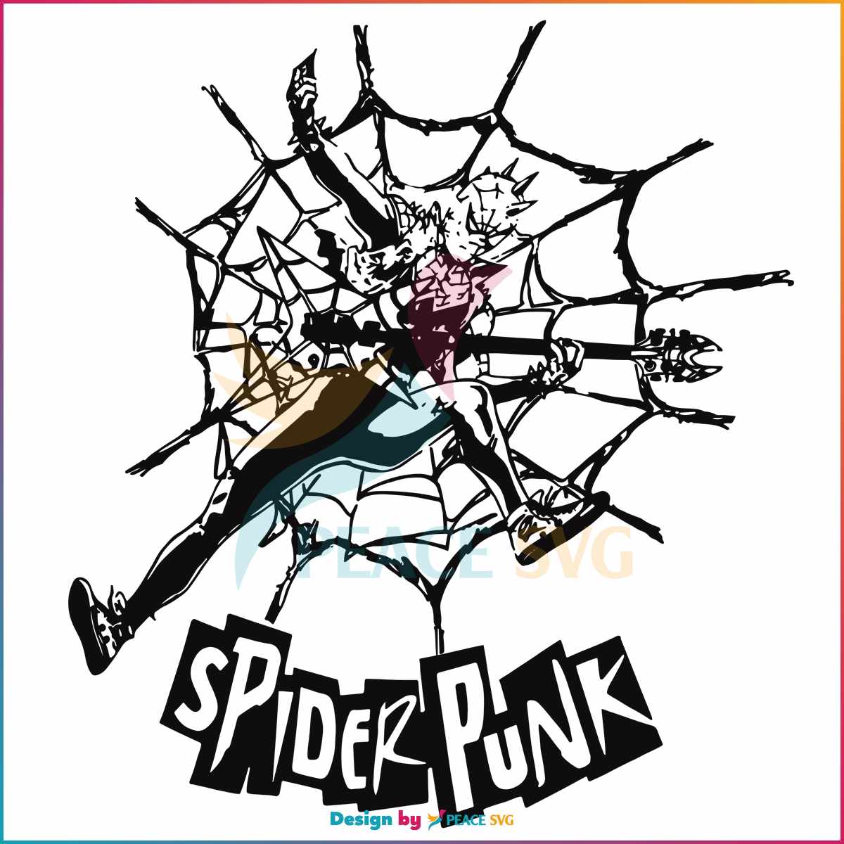 vintage-90s-the-amazing-spider-punk-svg-graphic-design-files